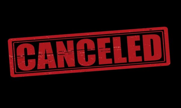 Event Cancelled 