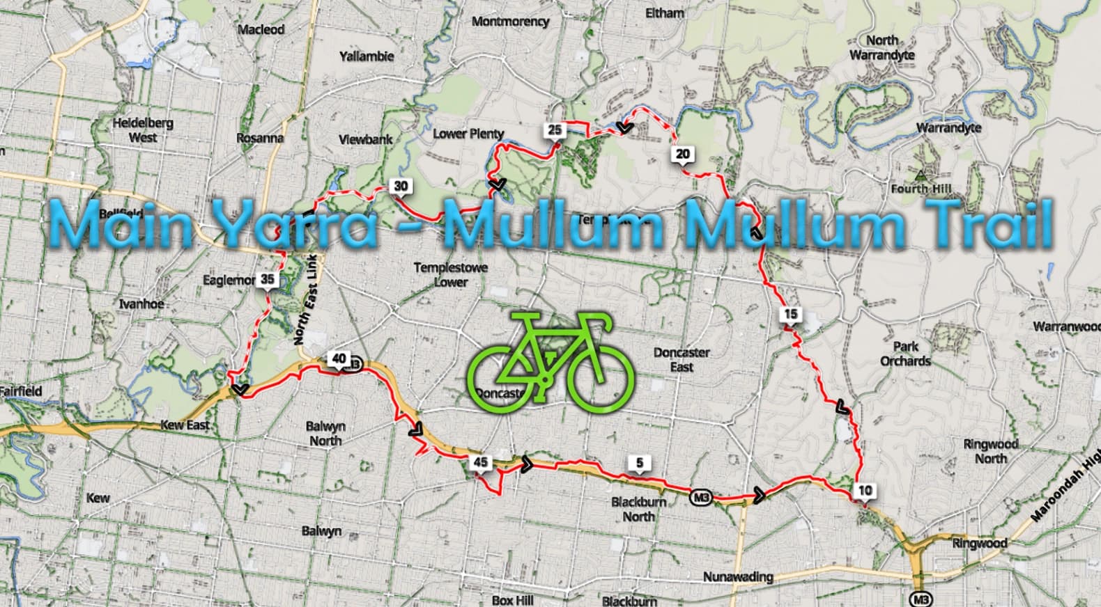Main Yarra - Mullum Mullum Trail