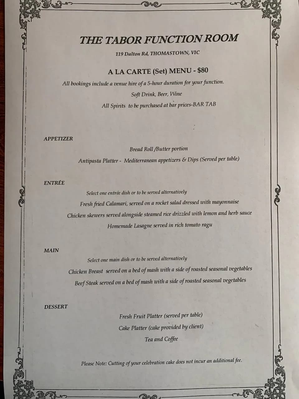 منوی شب هزارم!