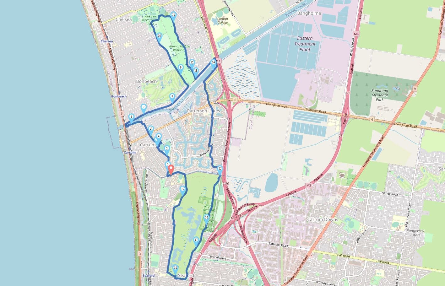 Bushwalking 585 - Seaford & Wannarkladdin Wetlands